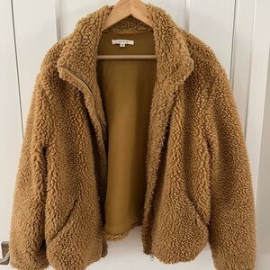 PacSun Tan Sherpa Jacket